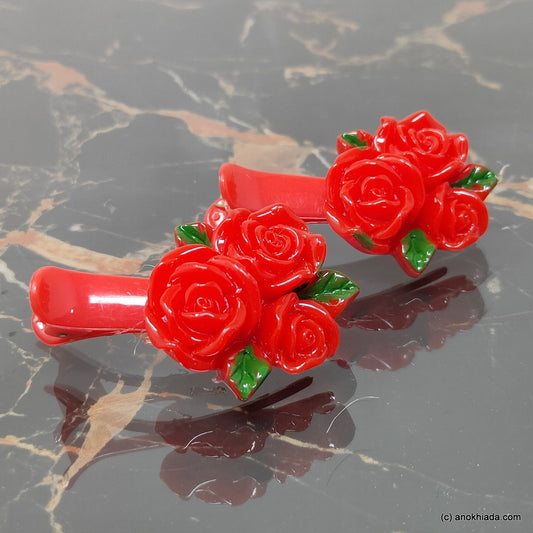 Anokhi Ada Floral Hair Clips for Kids and Girls (10-35)