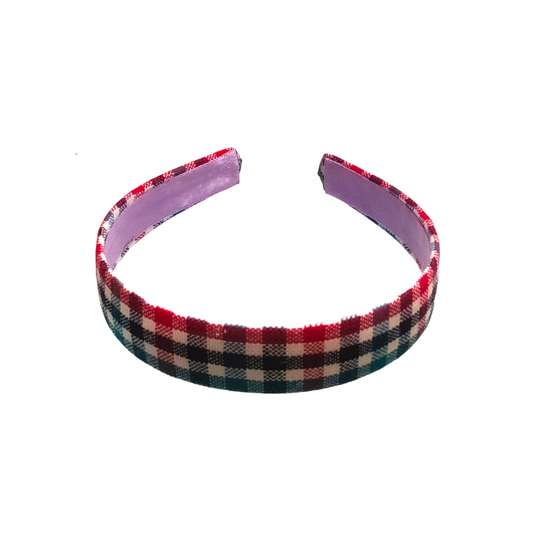 Anokhi Ada Handmade Multi-colour Check Design Fabric Hairband/Headband for Girls and Women -14-07H