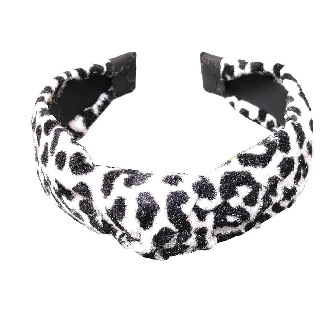 Anokhi Ada Handmade Multi-Colour Tiger Print Design Velvet Knot Hairband/Headband for Girls and Women -14-18H