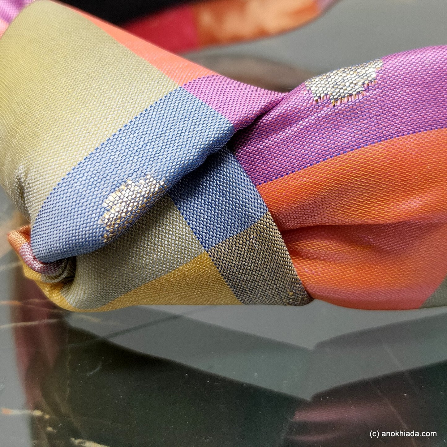 Anokhi Ada Handmade Multi-Colour Fabric Knot Hairband/Headband for Girls and Women -14-37H