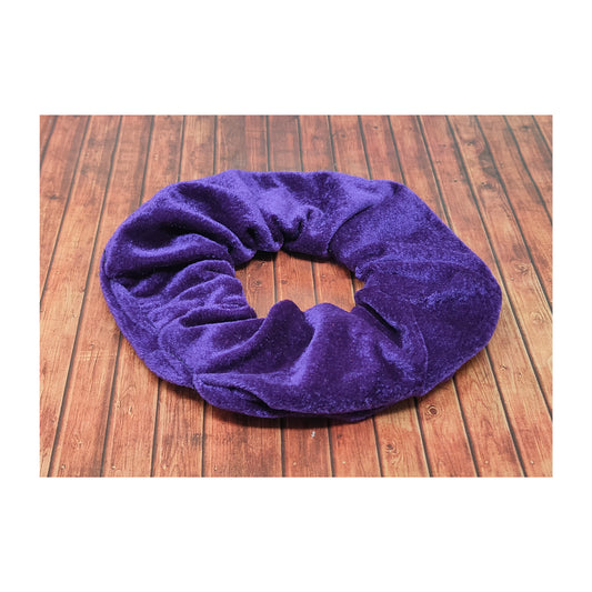 Anokhi Ada Purple Velvet Extra Large Scrunchie for Girls and Women (15-06 Scrunchie)