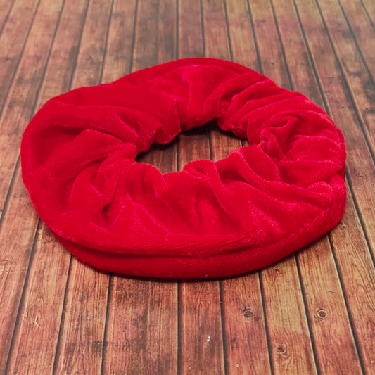 Anokhi Ada Red Velvet Extra Large Scrunchie for Girls and Women (15-07 Scrunchie)