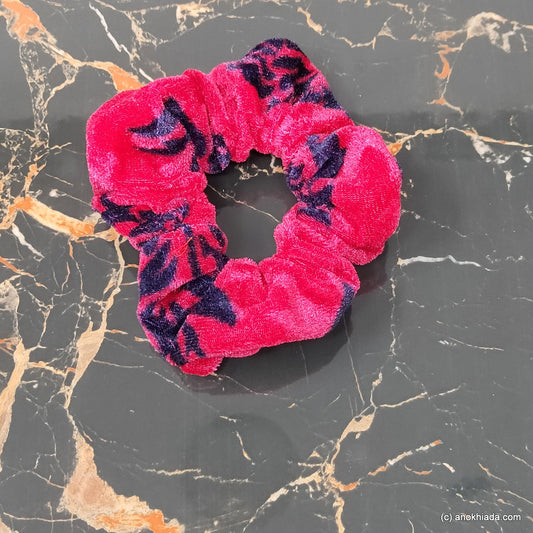 Anokhi Ada Handmade Velvet Scrunchie for Girls and Women (15-141 Scrunchie)