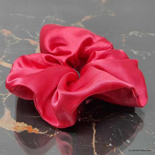 Anokhi Ada Handmade Satin Scrunchie for Girls and Women (15-161 Scrunchie)