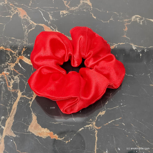 Anokhi Ada Handmade Satin Scrunchie for Girls and Women (15-162 Scrunchie)