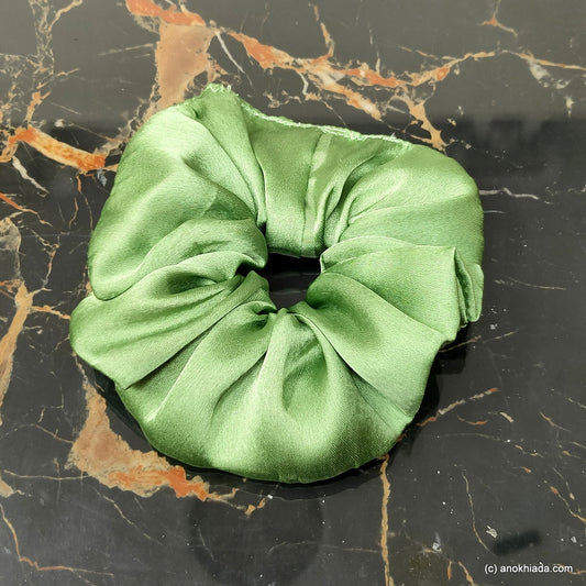 Anokhi Ada Handmade Satin Scrunchie for Girls and Women (15-163 Scrunchie)