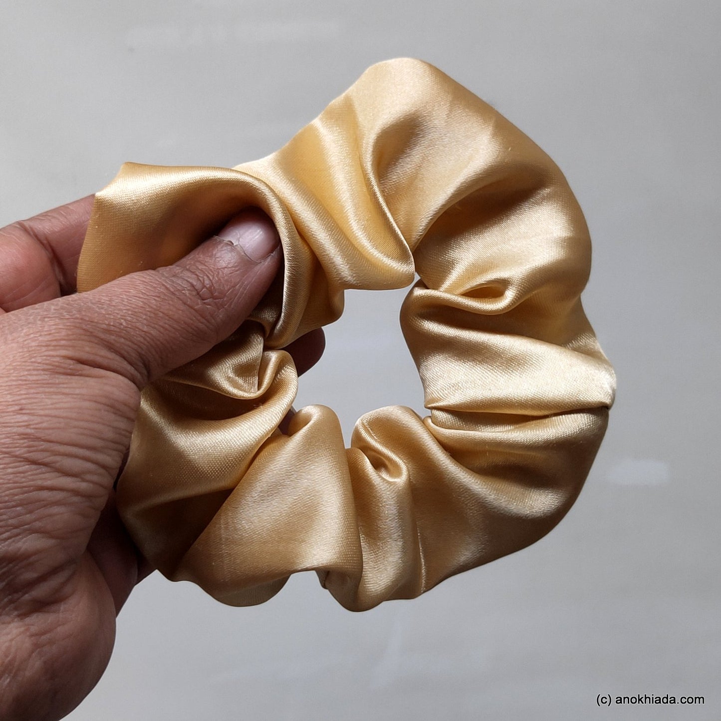 Anokhi Ada Handmade Satin Scrunchie for Girls and Women (15-166 )