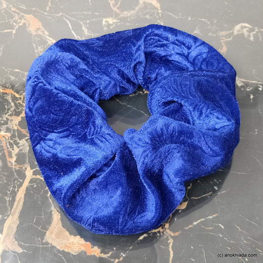 Anokhi Ada Handmade Velvet Scrunchie for Girls and Women (15-179 Scrunchie)