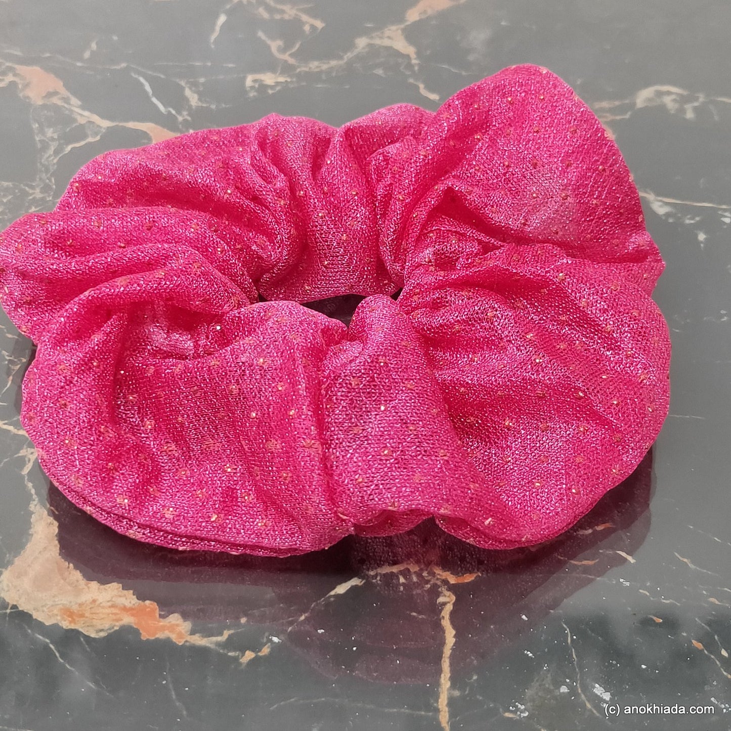 Anokhi Ada Handmade Stylish Fabric Scrunchie for Girls and Women (15-193 Scrunchie)