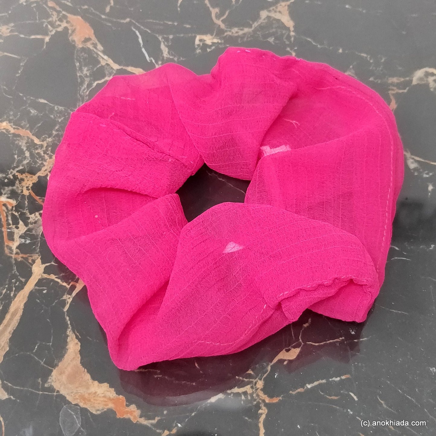 Anokhi Ada Handmade Fabric Scrunchie for Girls and Women (15-207 Scrunchie)
