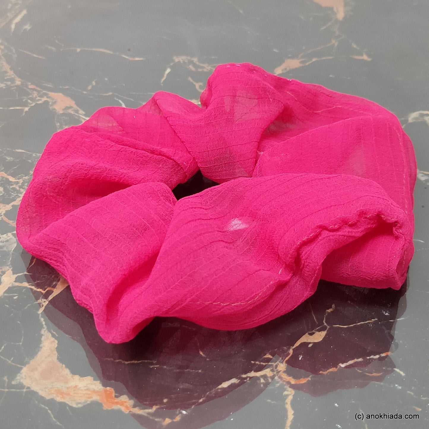Anokhi Ada Handmade Fabric Scrunchie for Girls and Women (15-207 Scrunchie)