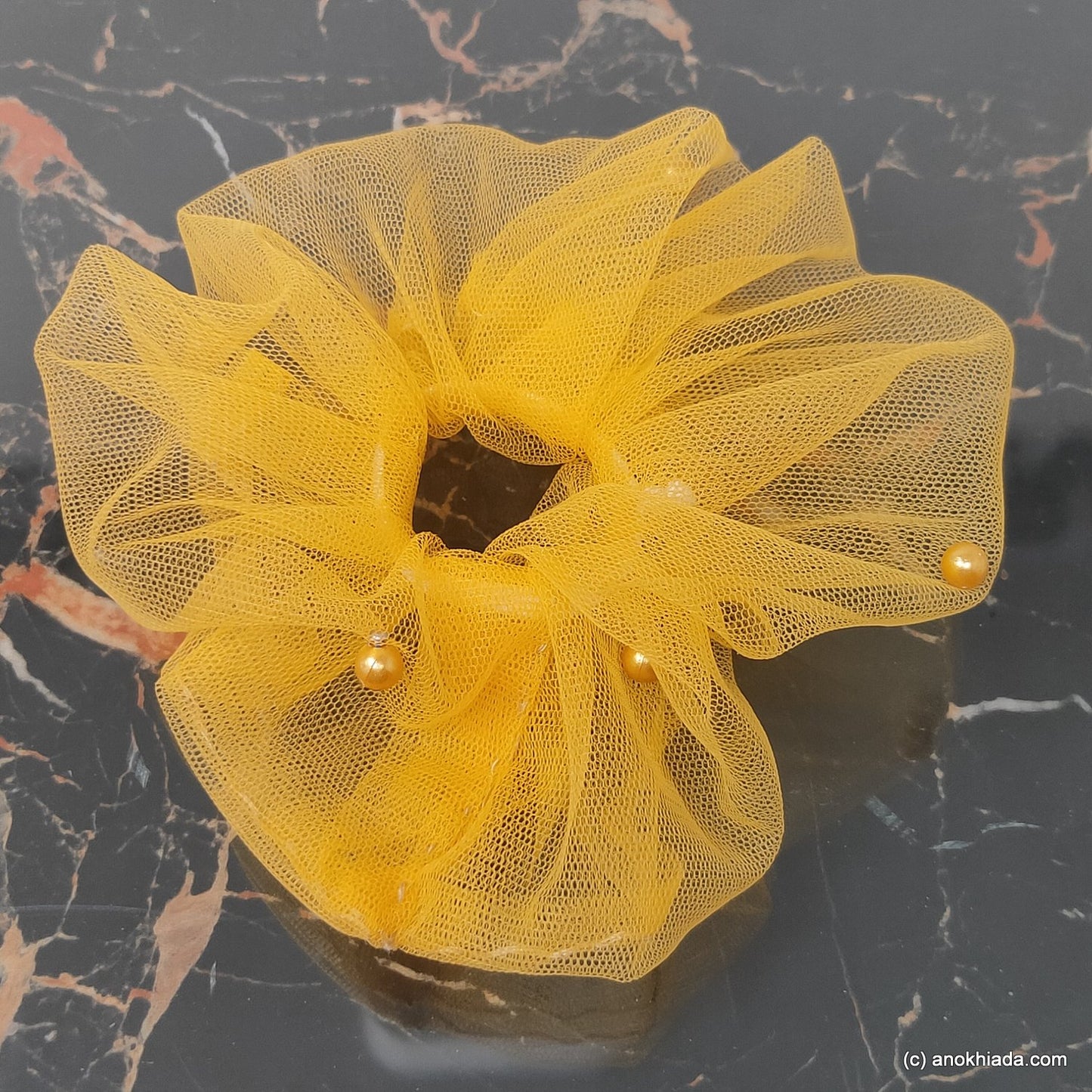 Canary Net Scrunchie (15-230 Scrunchie)