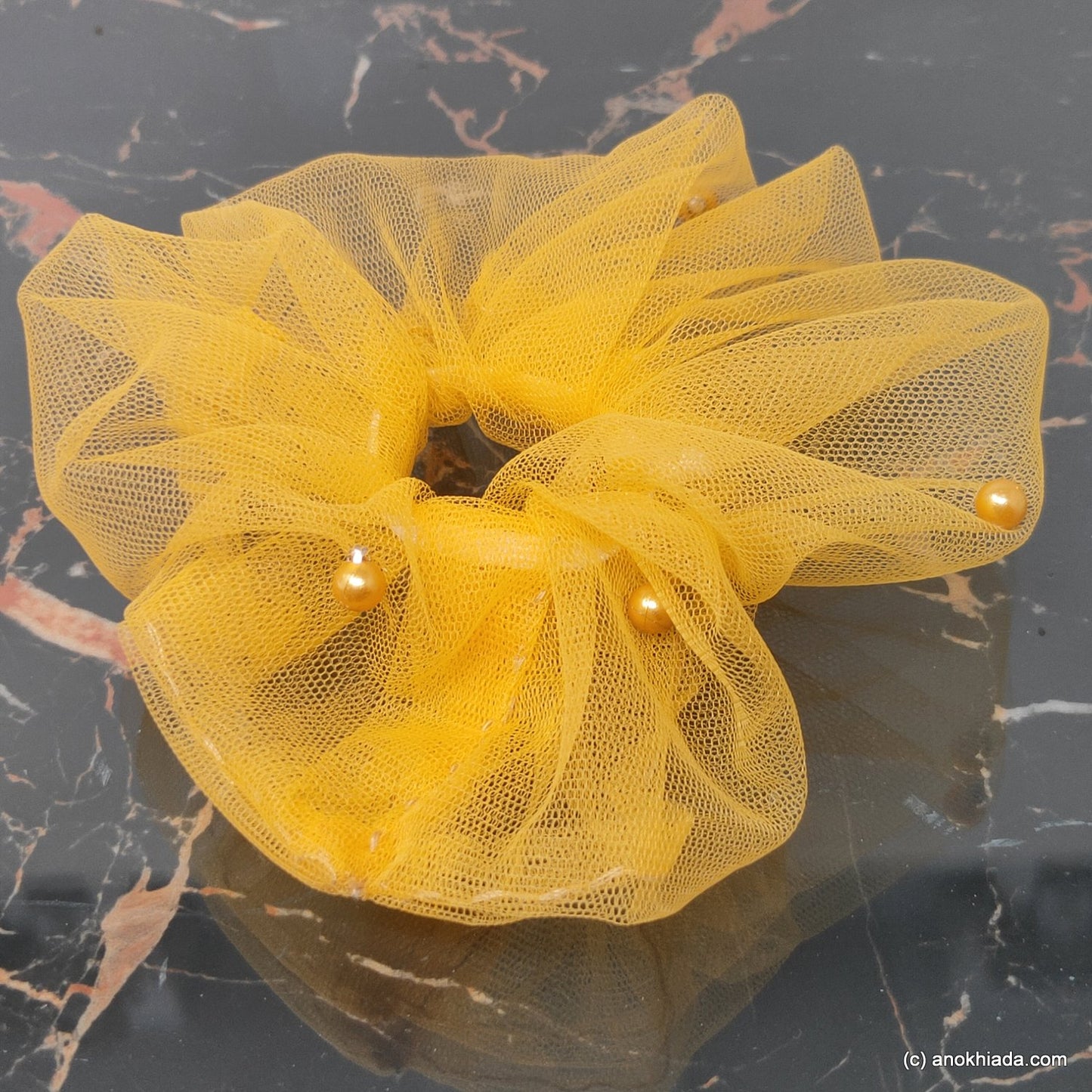 Canary Net Scrunchie (15-230 Scrunchie)