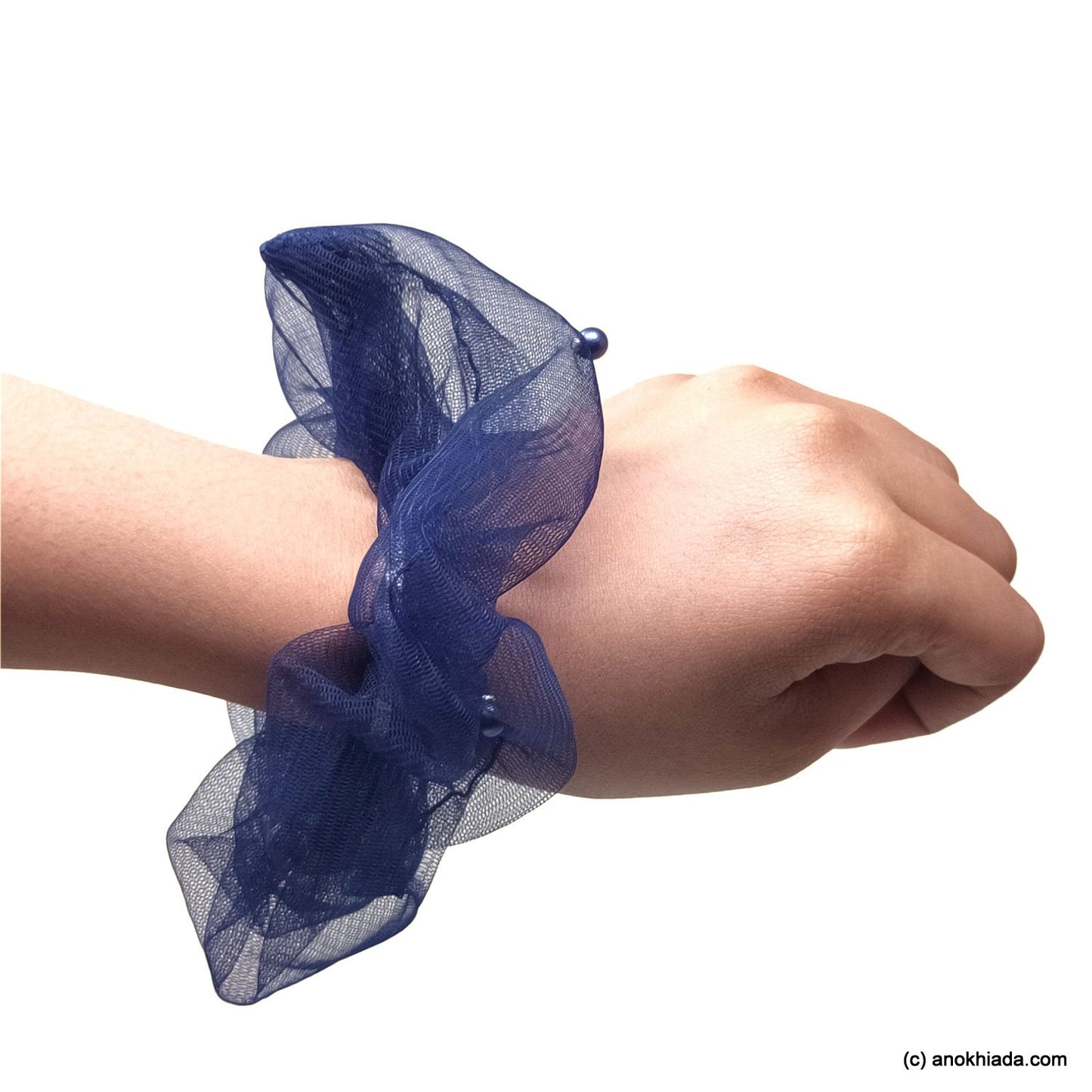 Blue Berry Net Scrunchie (15-243 Scrunchie)