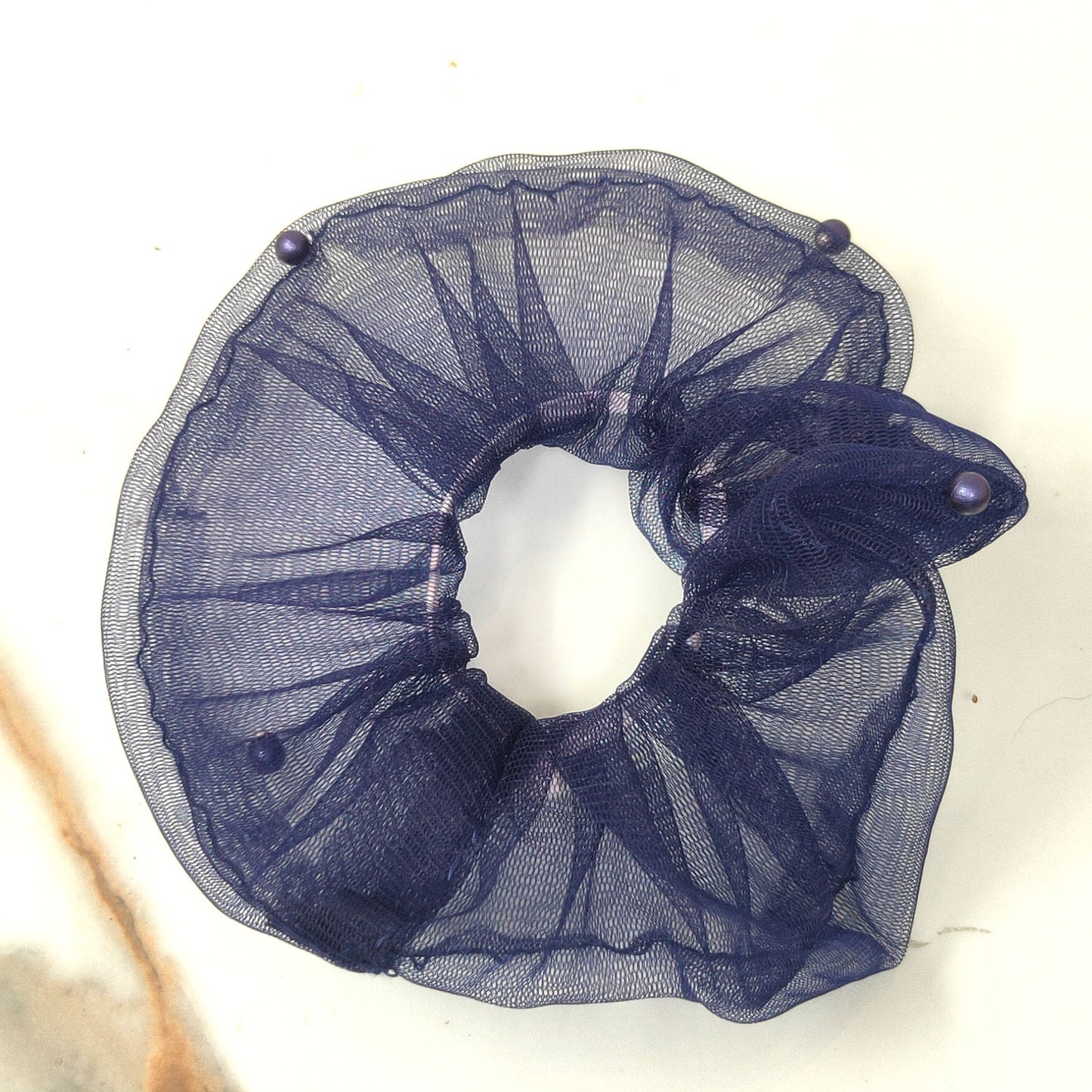 Blue Berry Net Scrunchie (15-243 Scrunchie)