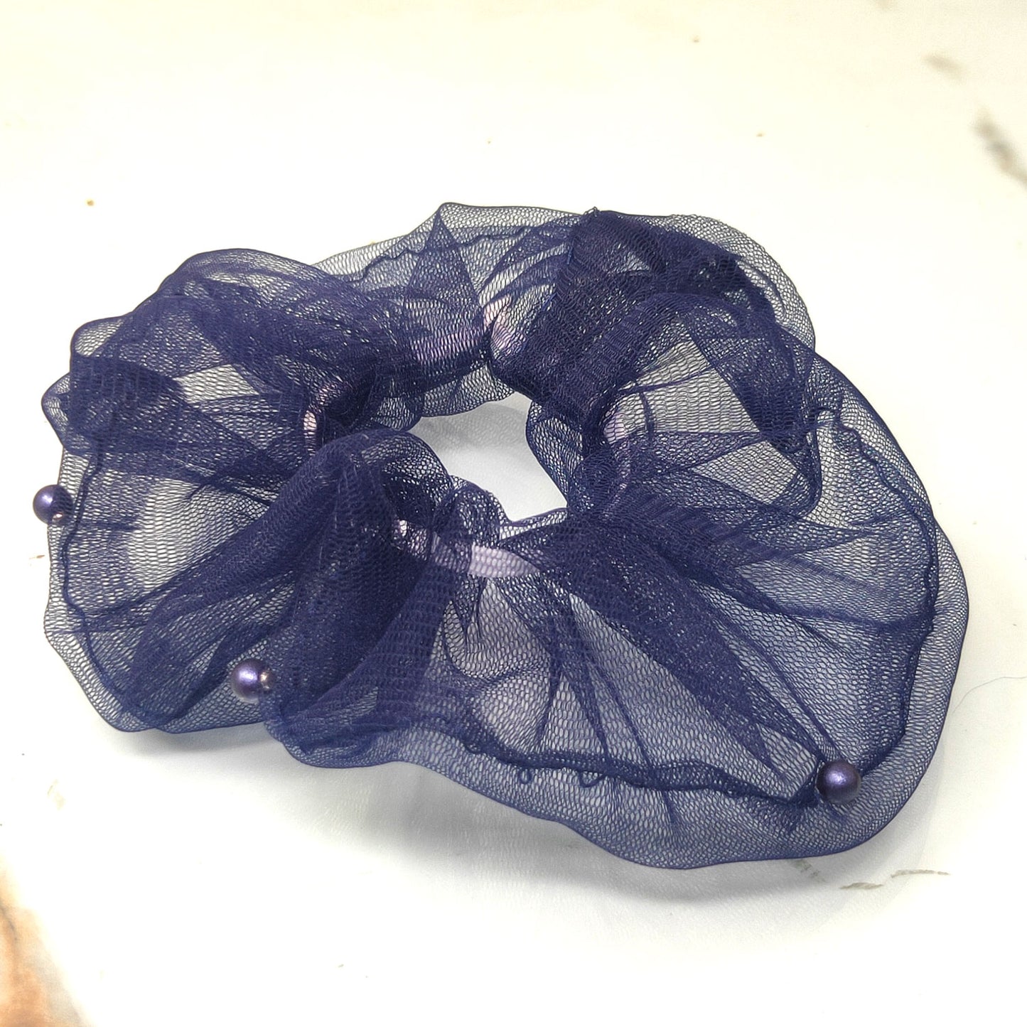 Blue Berry Net Scrunchie (15-243 Scrunchie)