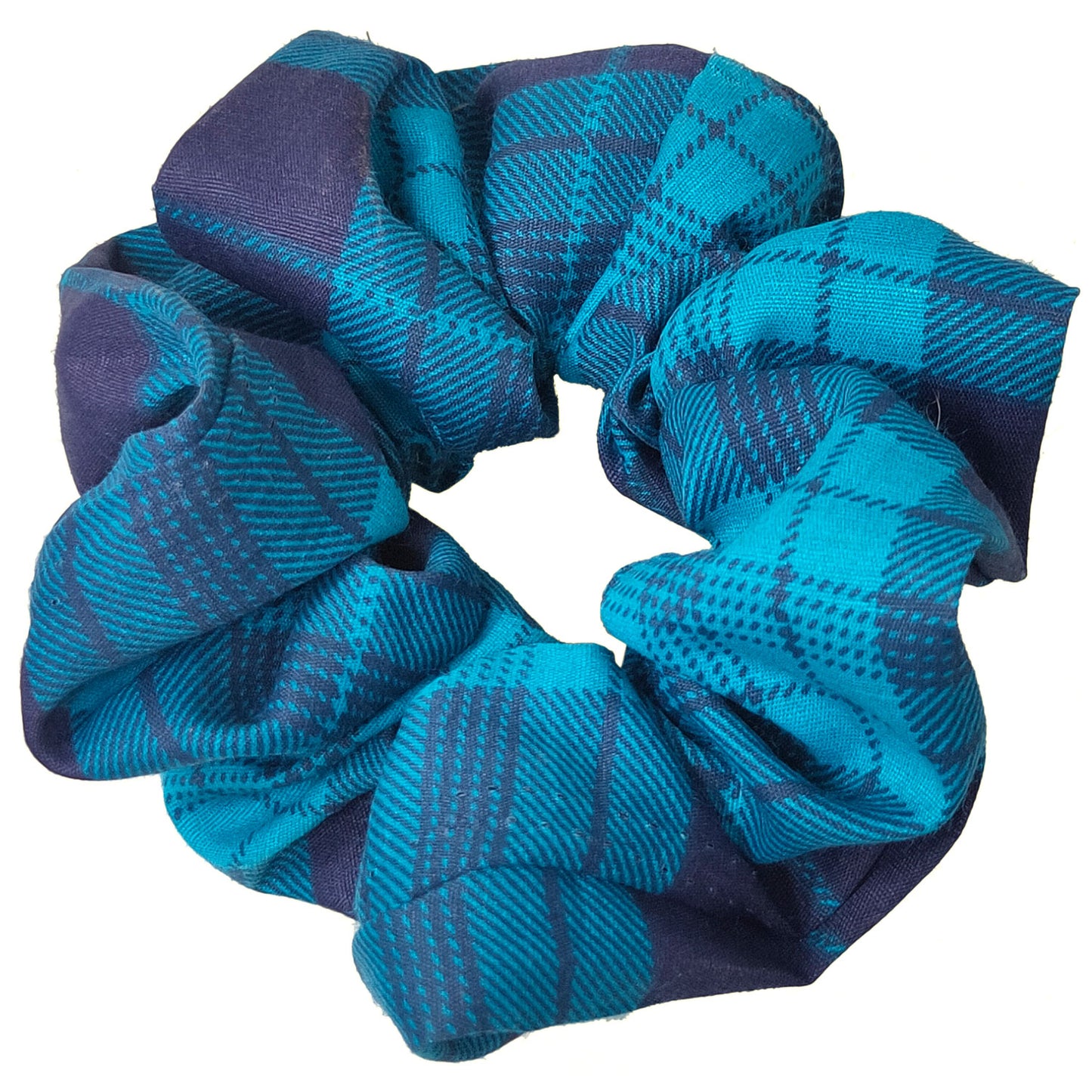 Checkered Fabric Scrunchie (15-247 Scrunchie)