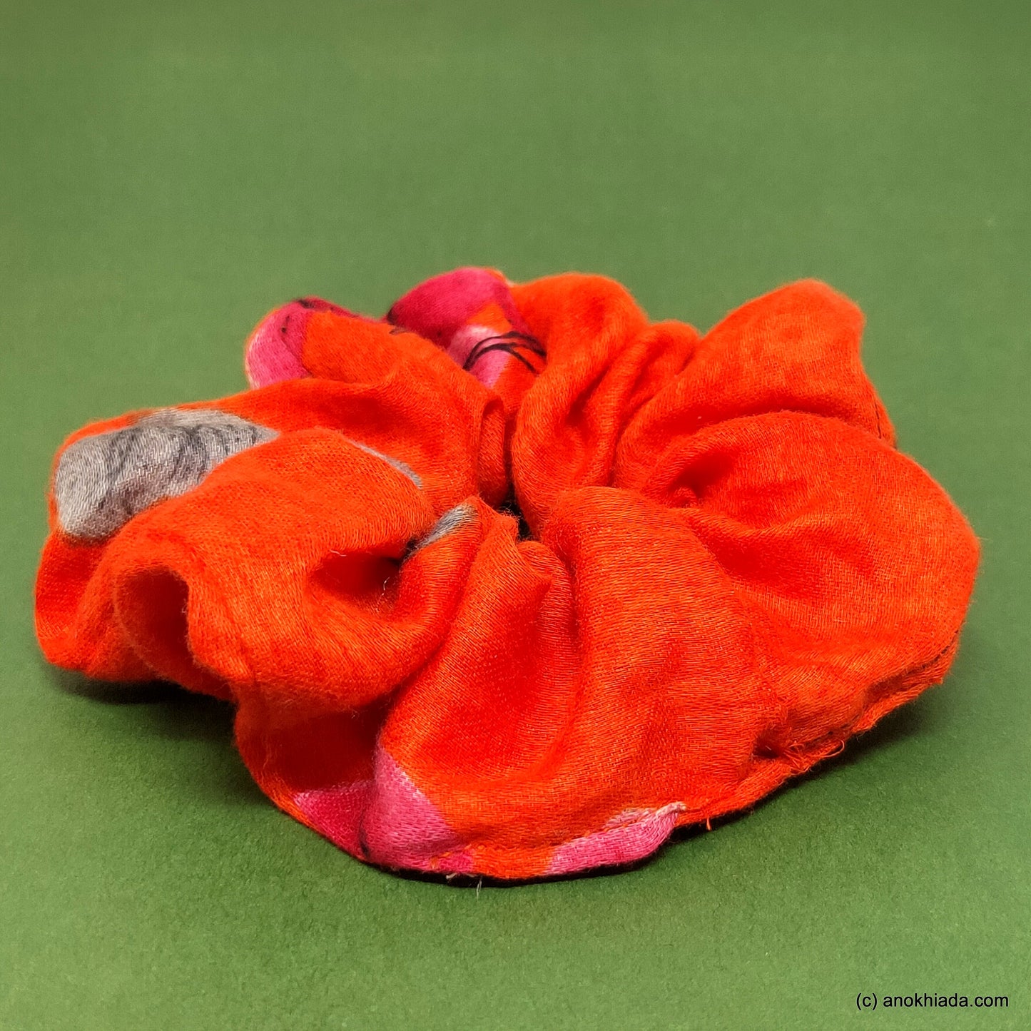 Anokhi Ada Handmade Fabric Scrunchie for Girls and Women (15-41 Scrunchie)