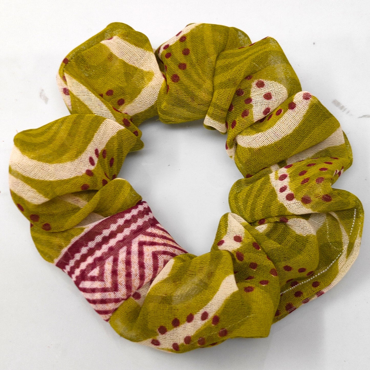 Anokhi Ada Fabric Scrunchie for Girls and Women (15-86 Scrunchie)