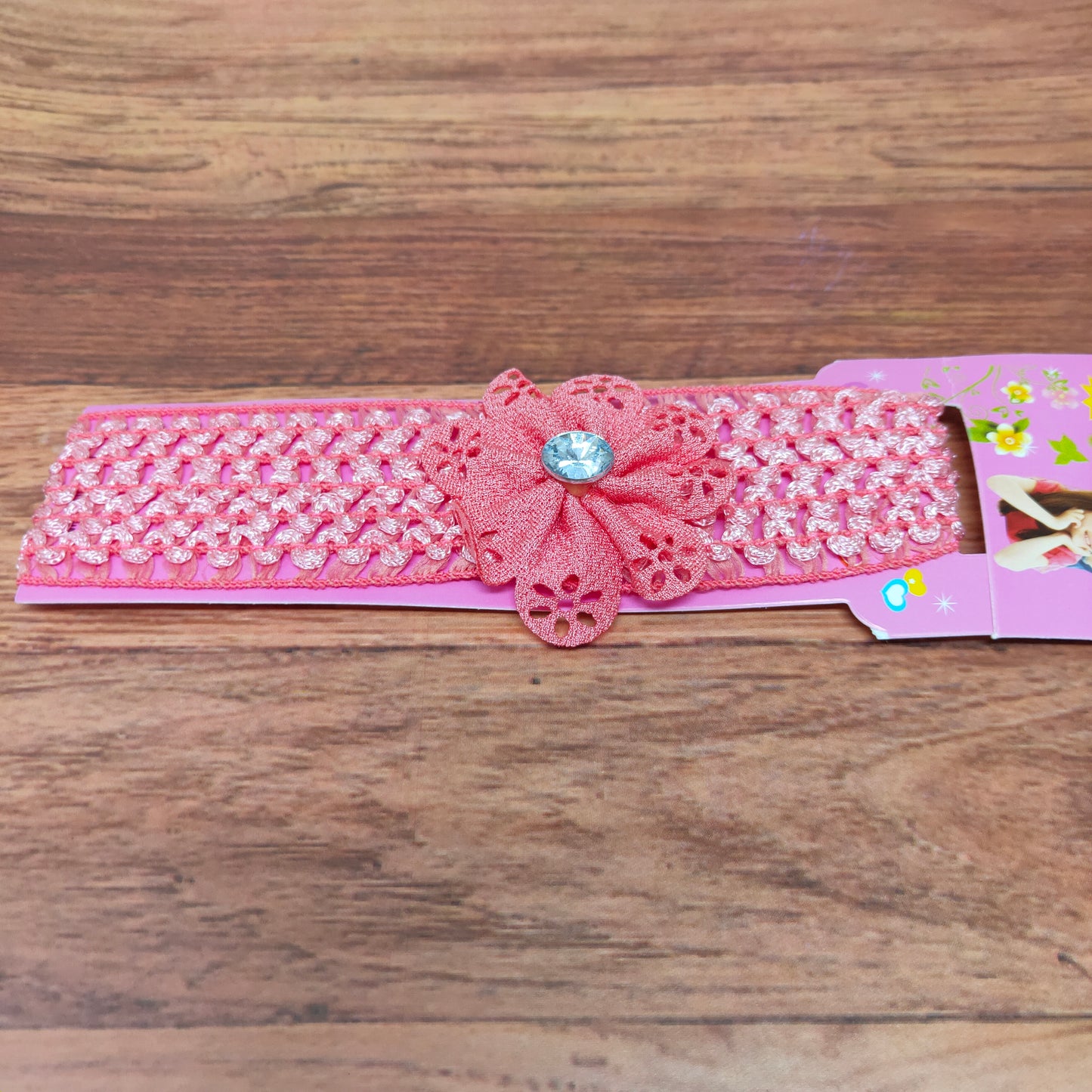 Floral Soft Stretchy Headbands for Baby Girls and Newborn (17-19 Baby Headband)