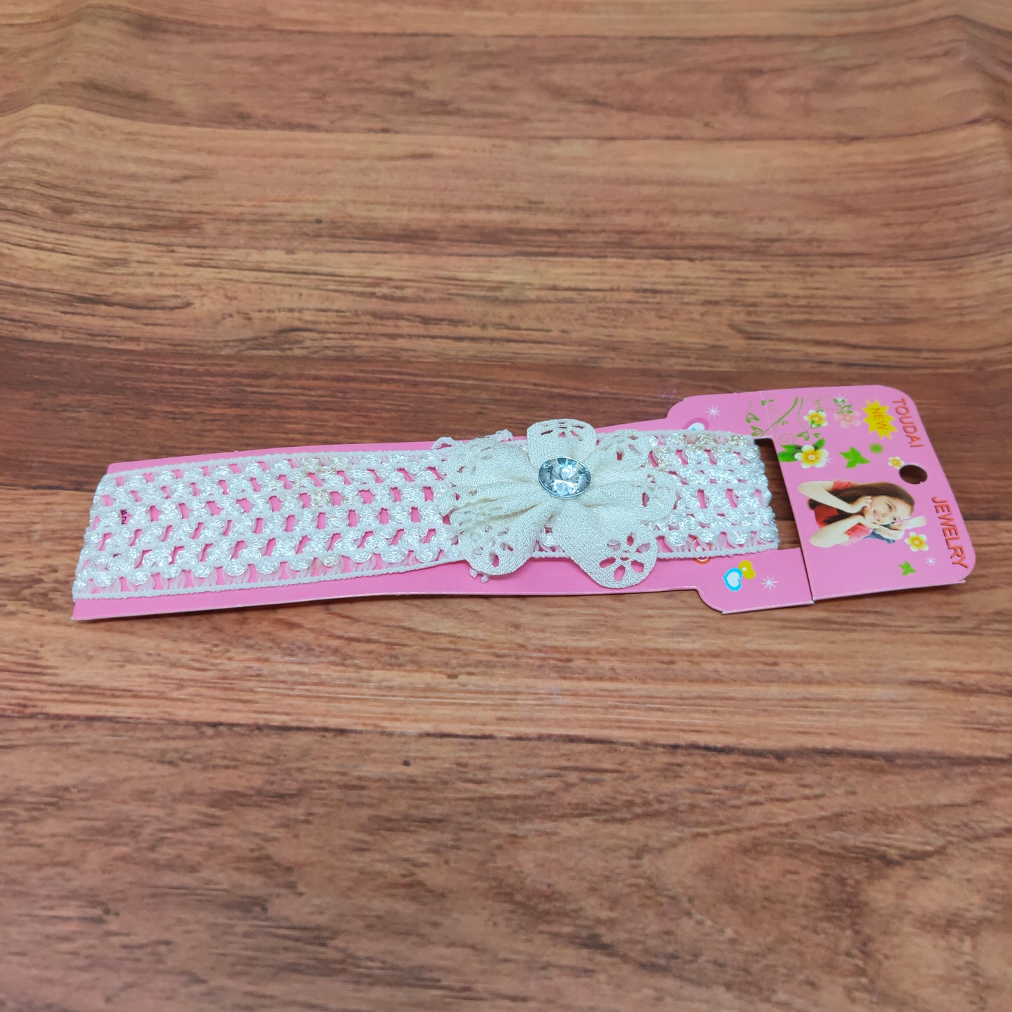 Floral Soft Stretchy Headbands for Baby Girls and Newborn (17-29 Baby Headband)