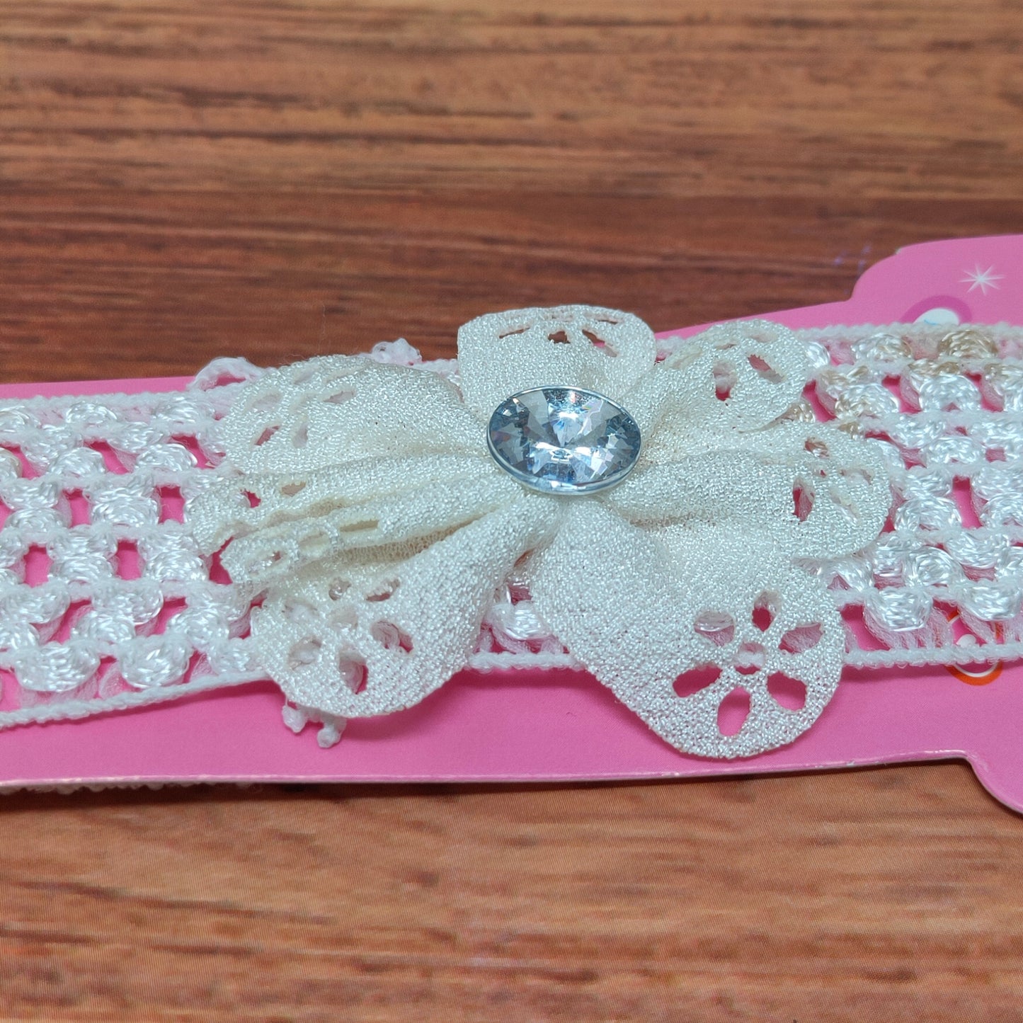 Floral Soft Stretchy Headbands for Baby Girls and Newborn (17-21 Baby Headband)