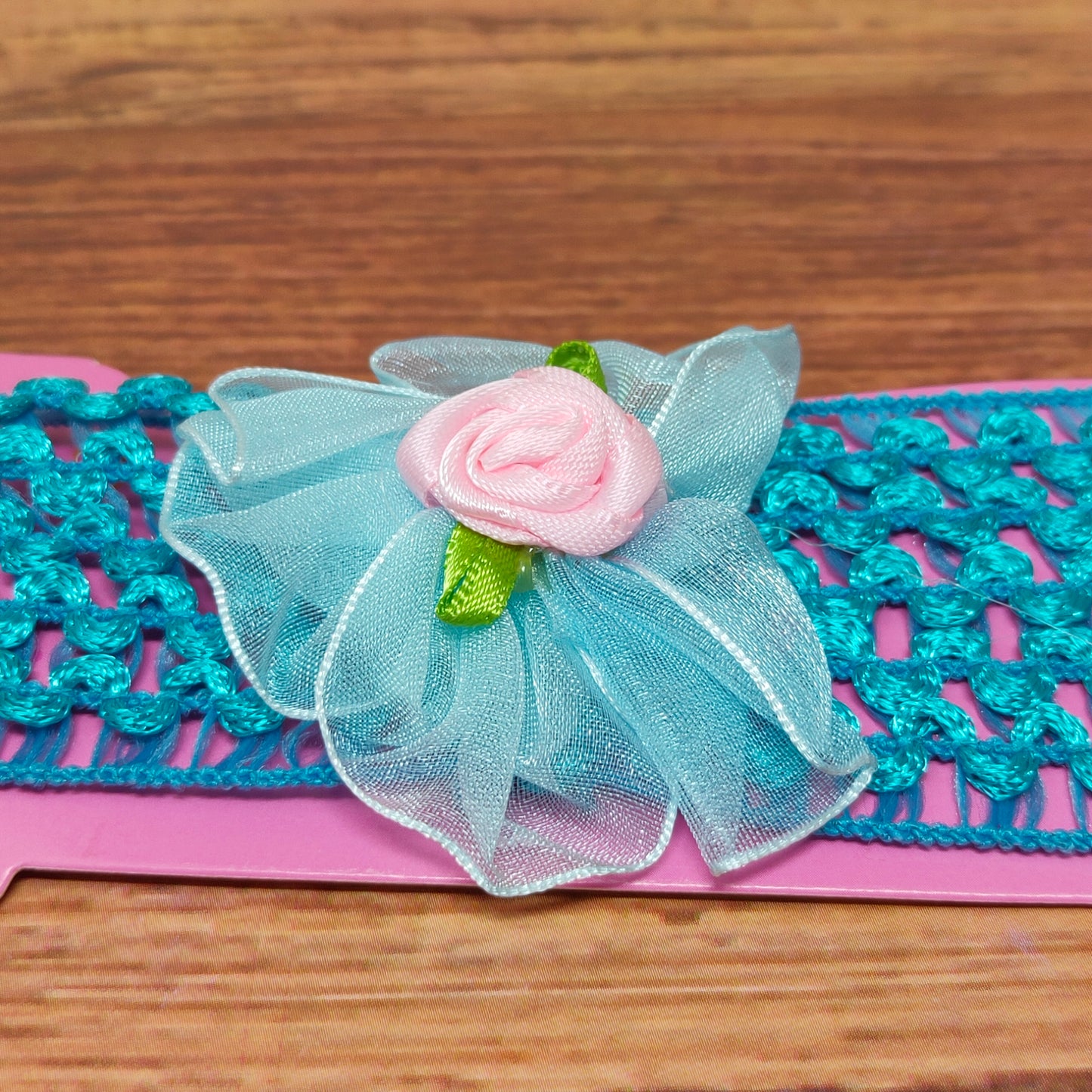 Floral Soft Stretchy Headbands for Baby Girls and Newborn (17-25 Baby Headband)
