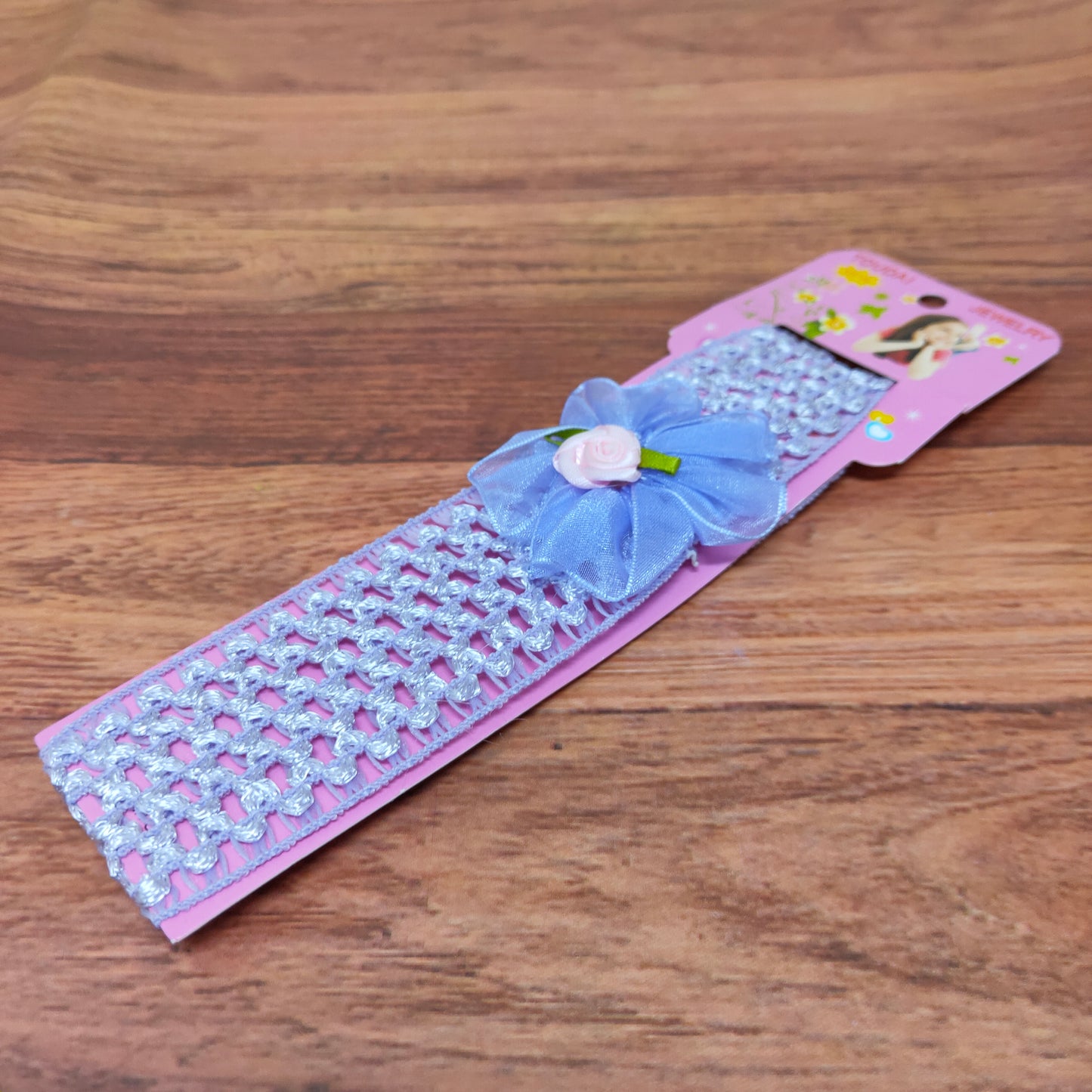 Floral Soft Stretchy Headbands for Baby Girls and Newborn (17-27 Baby Headband)