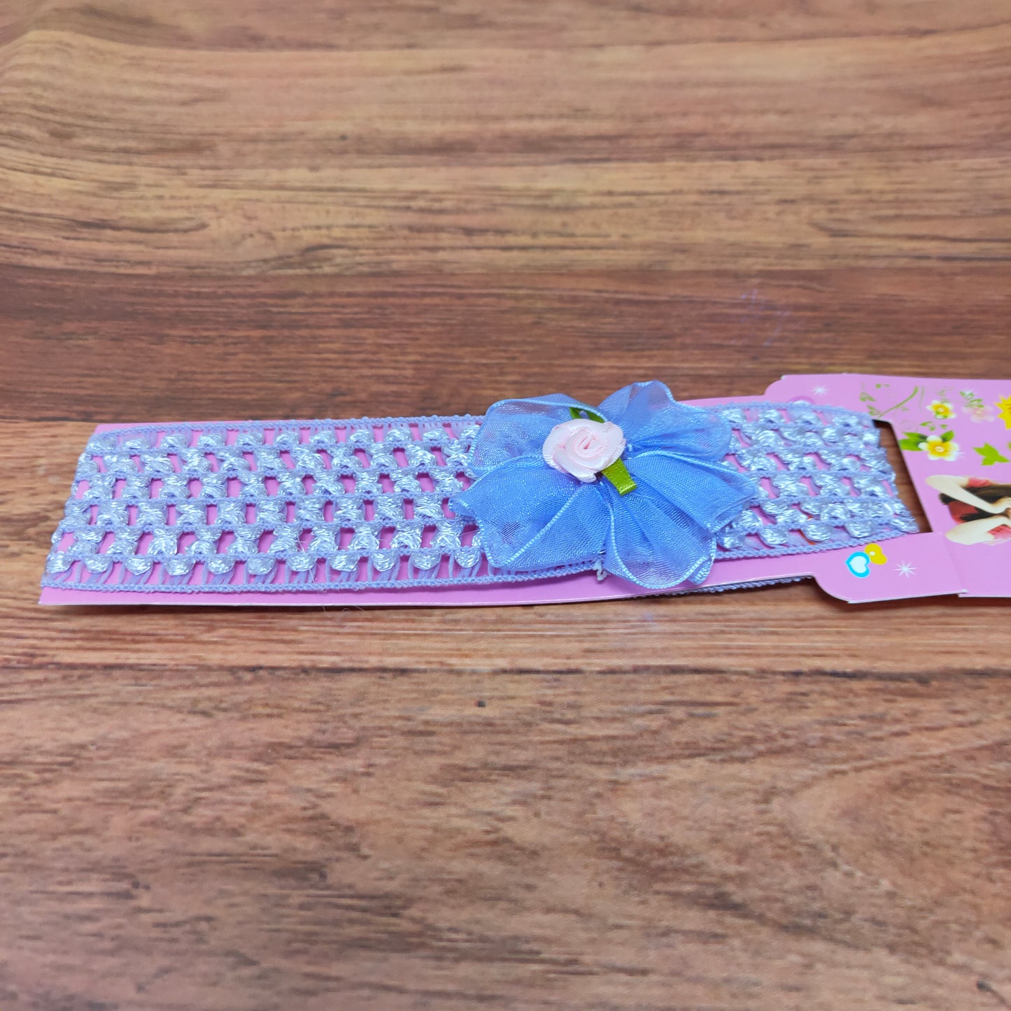 Floral Soft Stretchy Headbands for Baby Girls and Newborn (17-27 Baby Headband)