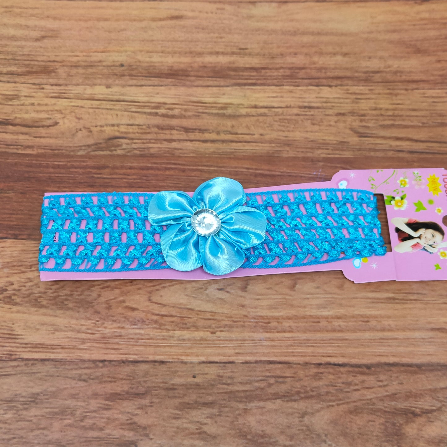 Floral Soft Stretchy Headbands for Baby Girls and Newborn (17-28 Baby Headband)