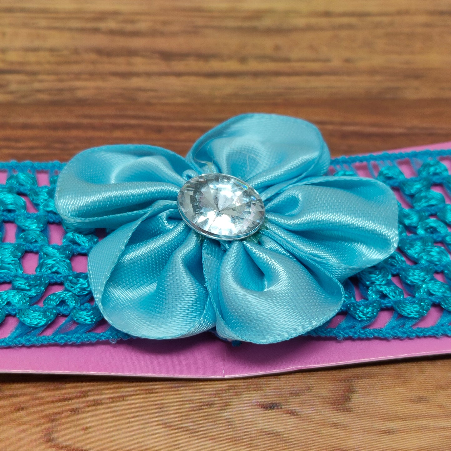 Floral Soft Stretchy Headbands for Baby Girls and Newborn (17-28 Baby Headband)