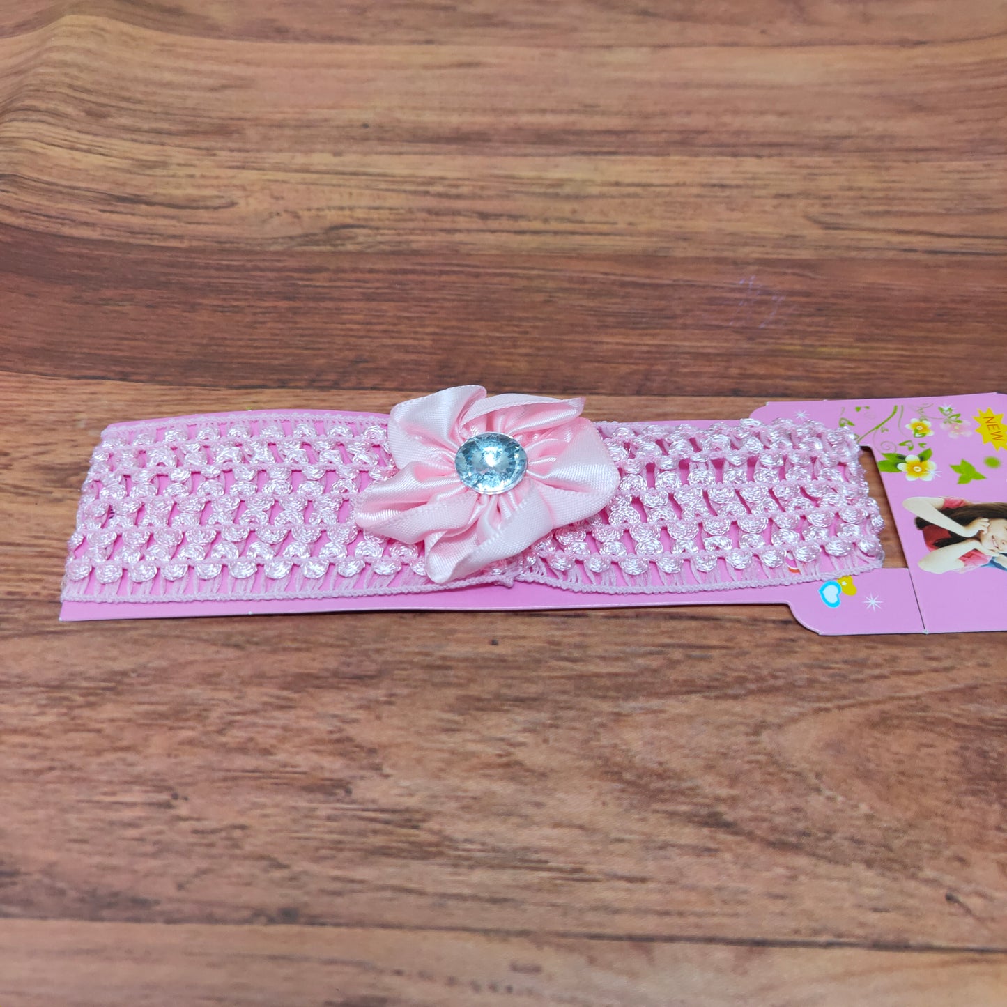 Floral Soft Stretchy Headbands for Baby Girls and Newborn (17-31 Baby Headband)
