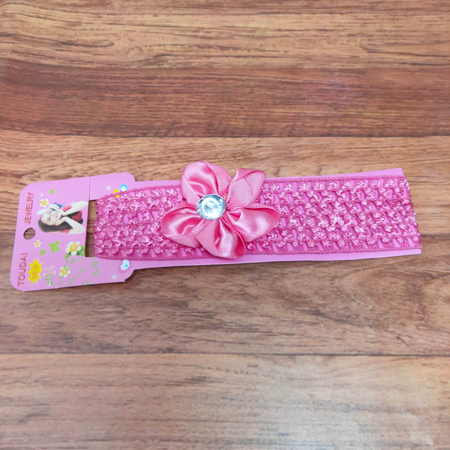 Floral Soft Stretchy Headbands for Baby Girls and Newborn (17-33 Baby Headband)