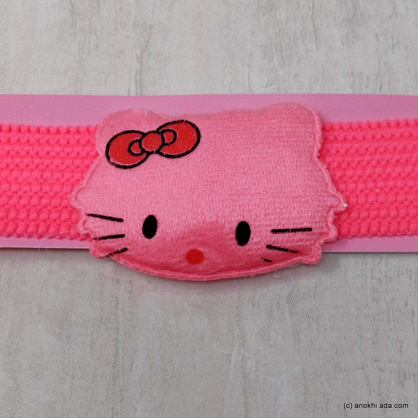 Kitty Pink Soft Stretchy Headbands for Baby Girls and Girls (17-49)