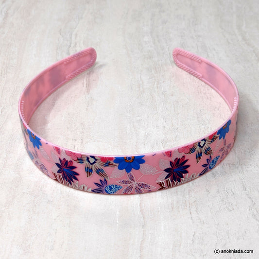 Anokhi Ada Plastic Floral Print Headbands/Hairbands for Kids and Girls (19-10b)