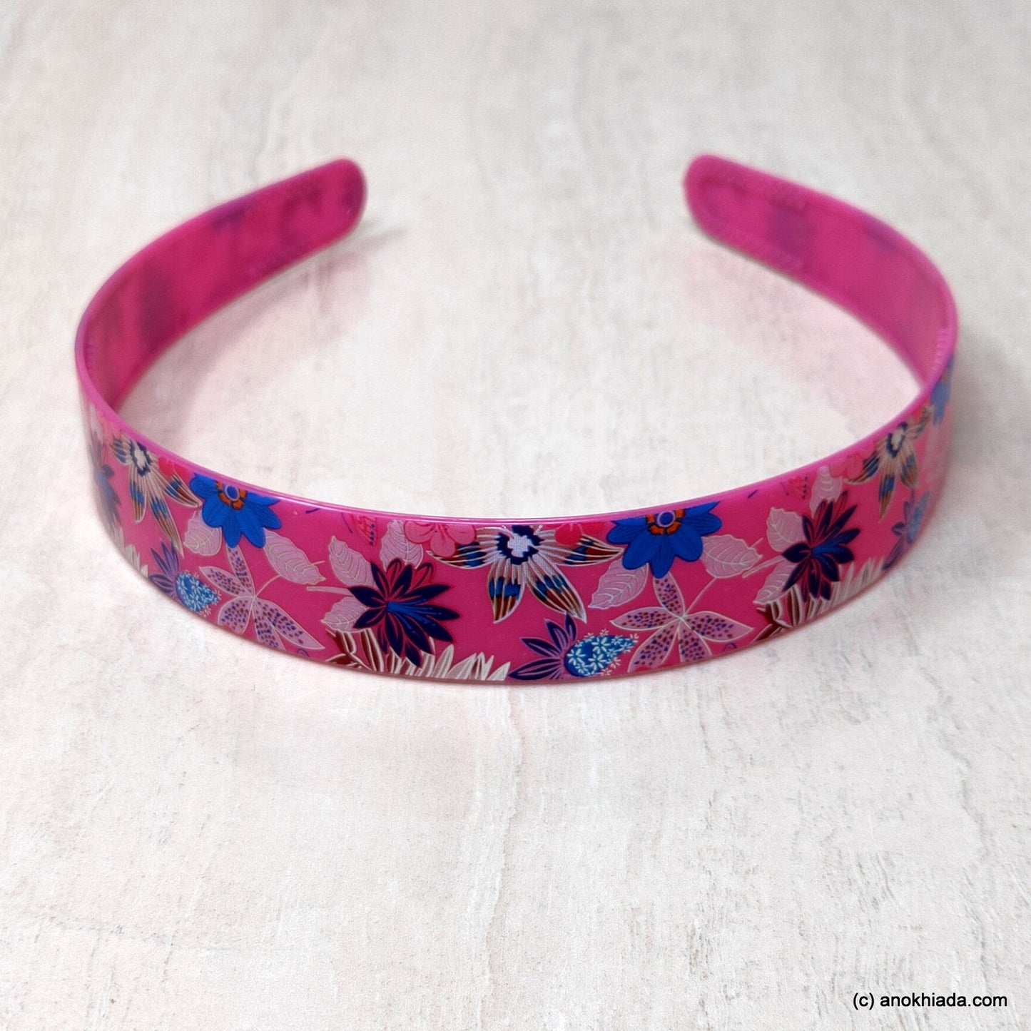 Anokhi Ada Plastic Floral Print Headbands/Hairbands for Kids and Girls (19-10c)