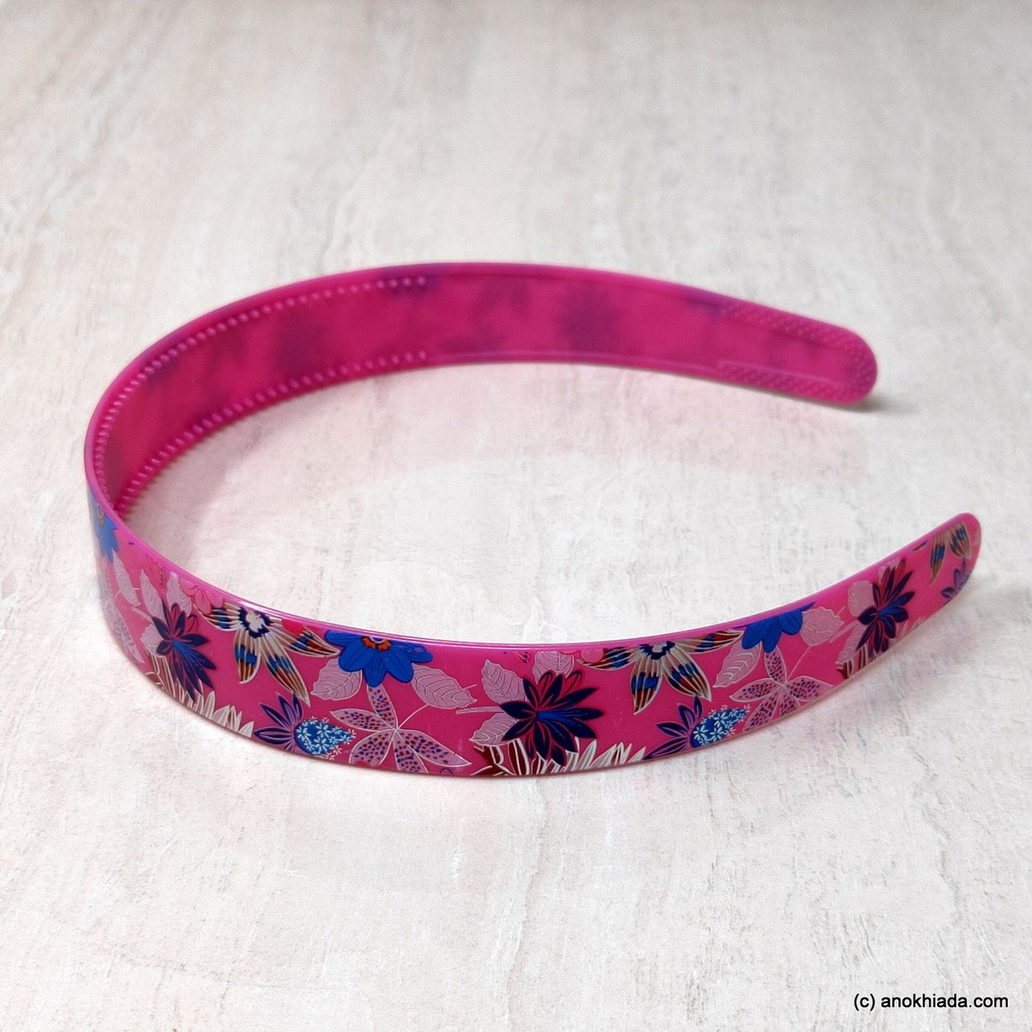Anokhi Ada Plastic Floral Print Headbands/Hairbands for Kids and Girls (19-10c)