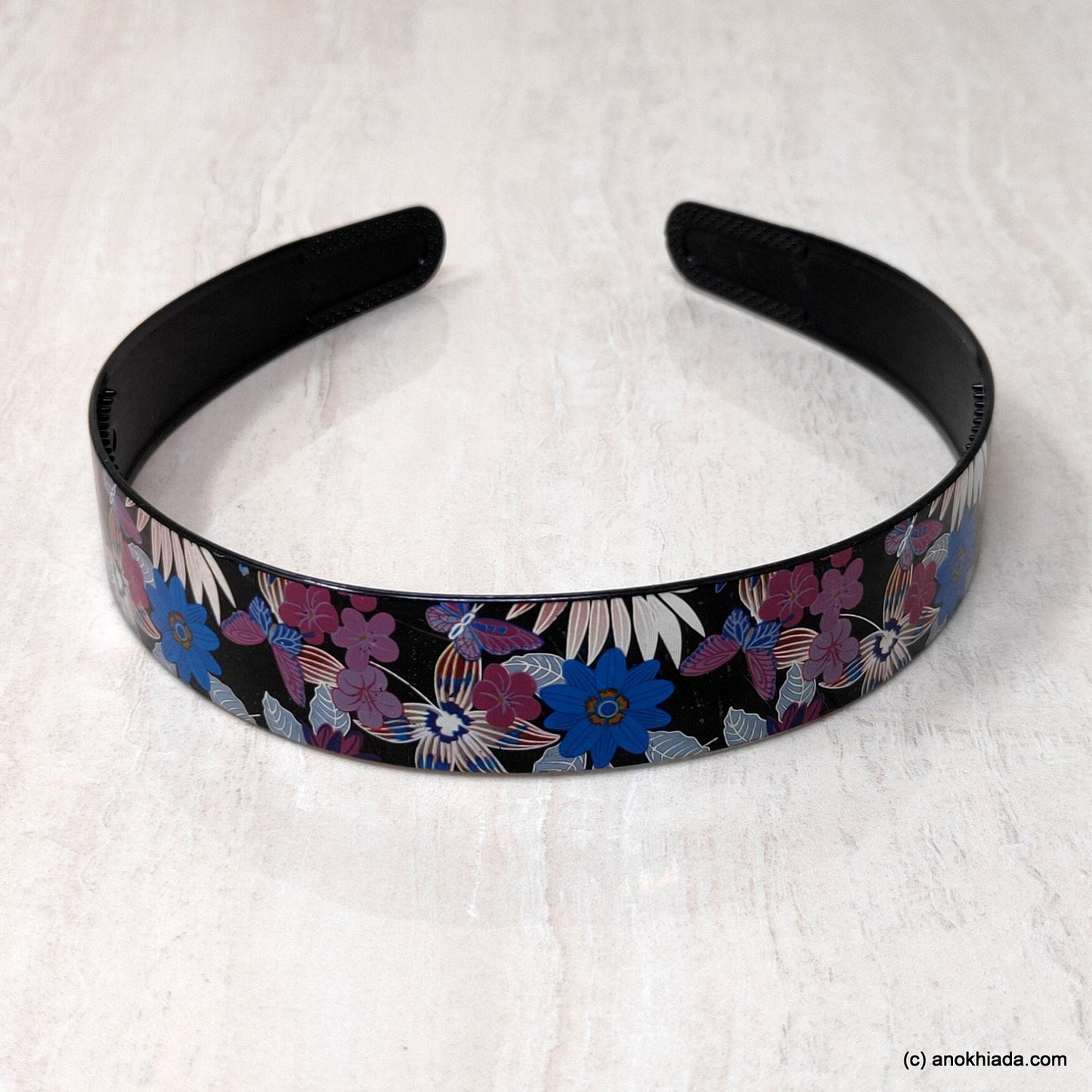 Anokhi Ada Plastic Floral Print Headbands/Hairbands for Kids and Girls (19-10d)