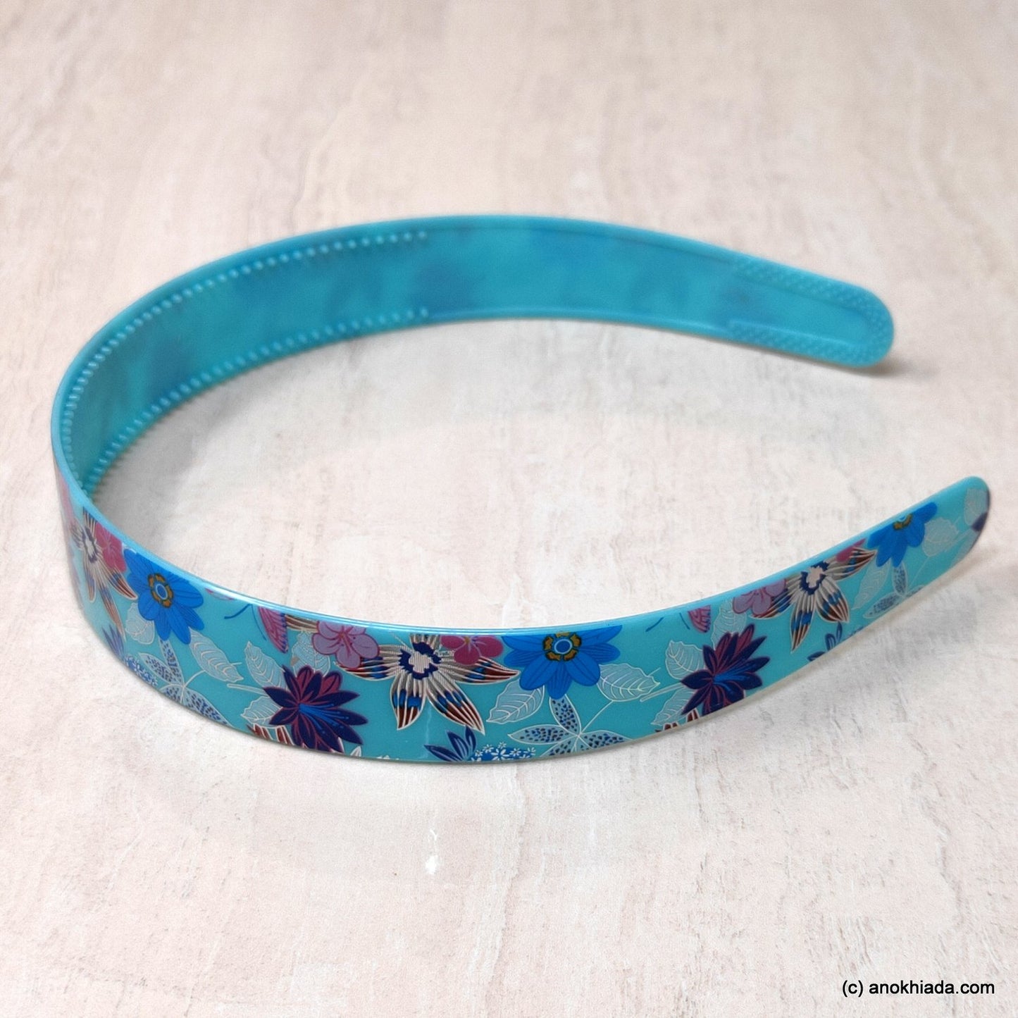 Anokhi Ada Plastic Floral Print Headbands/Hairbands for Kids and Girls (19-10e)