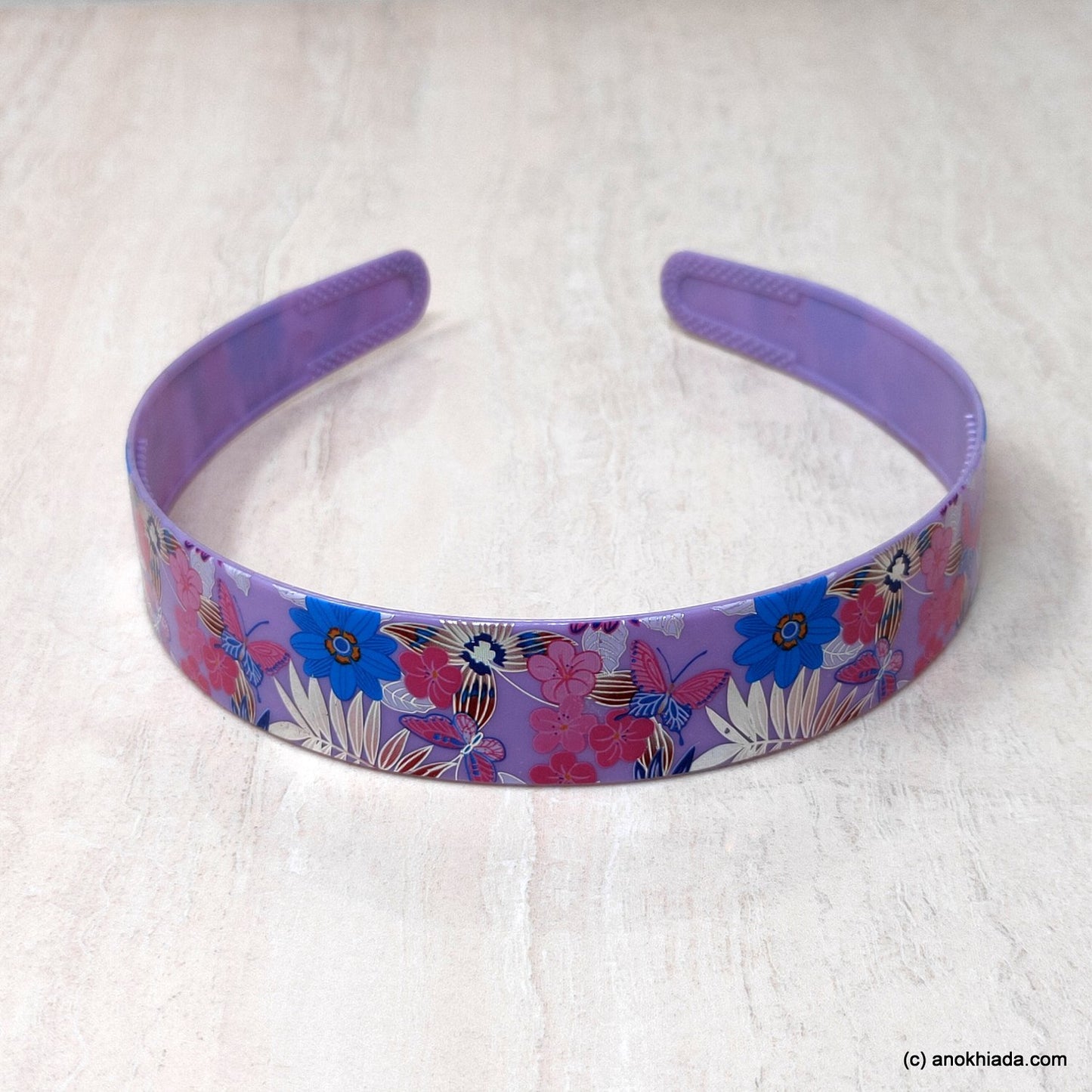 Anokhi Ada Plastic Floral Print Headbands/Hairbands for Kids and Girls (19-10f)