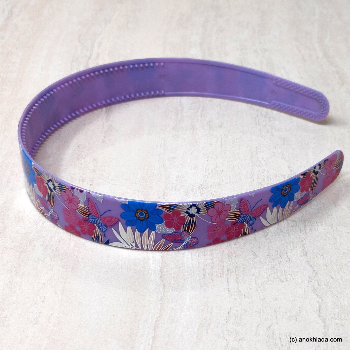 Anokhi Ada Plastic Floral Print Headbands/Hairbands for Kids and Girls (19-10f)