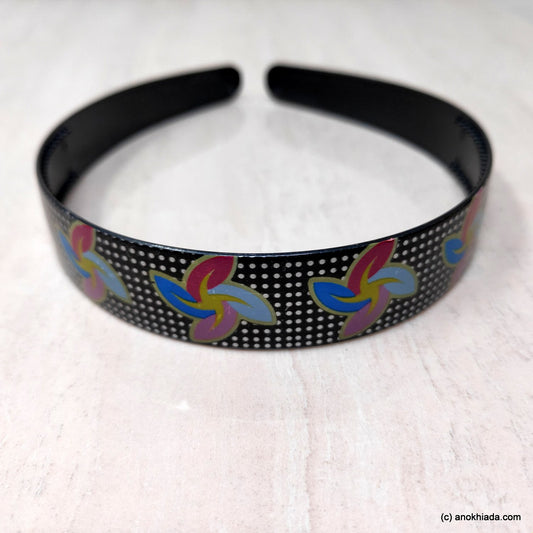 Anokhi Ada Plastic Floral Print Headbands/Hairbands for Kids and Girls (19-2f)