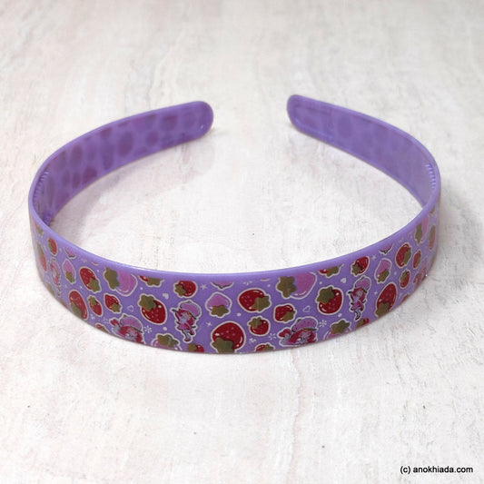 Anokhi Ada Plastic Strawberry Print Headbands/Hairbands for Kids and Girls (19-5b)