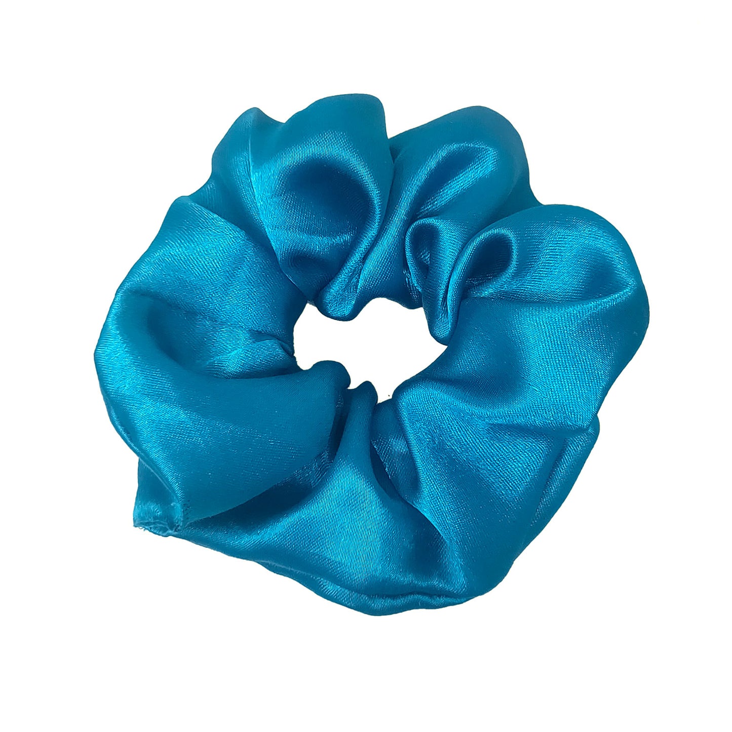 Small Cerulean Blue Scrunchie (23-10a Scrunchie)