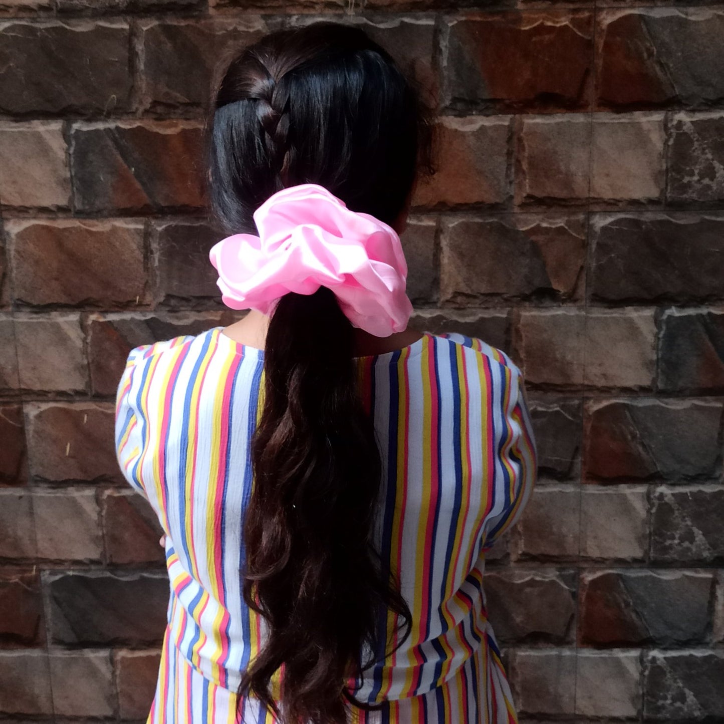 XXL Baby Pink Scrunchie (23-11 b Scrunchie)