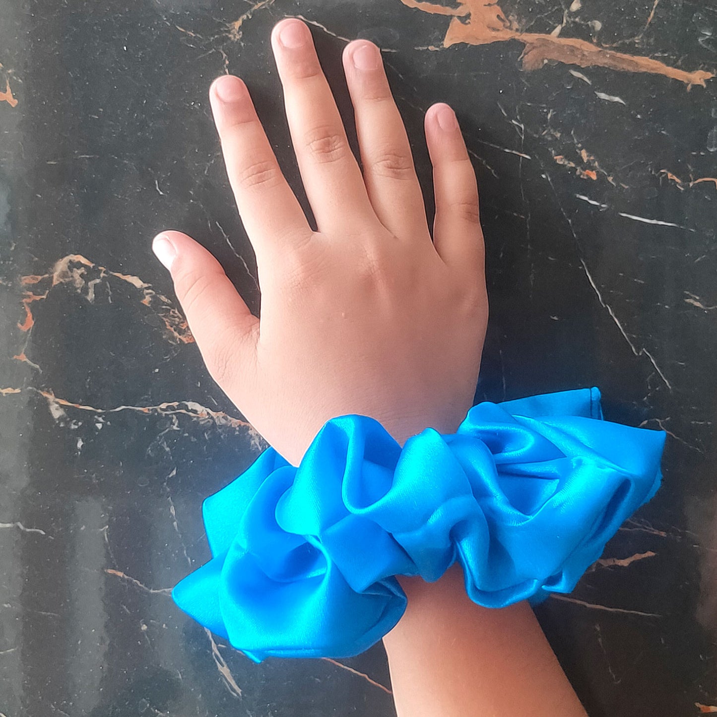 Neon Blue Scrunchie (23-12 Scrunchie)