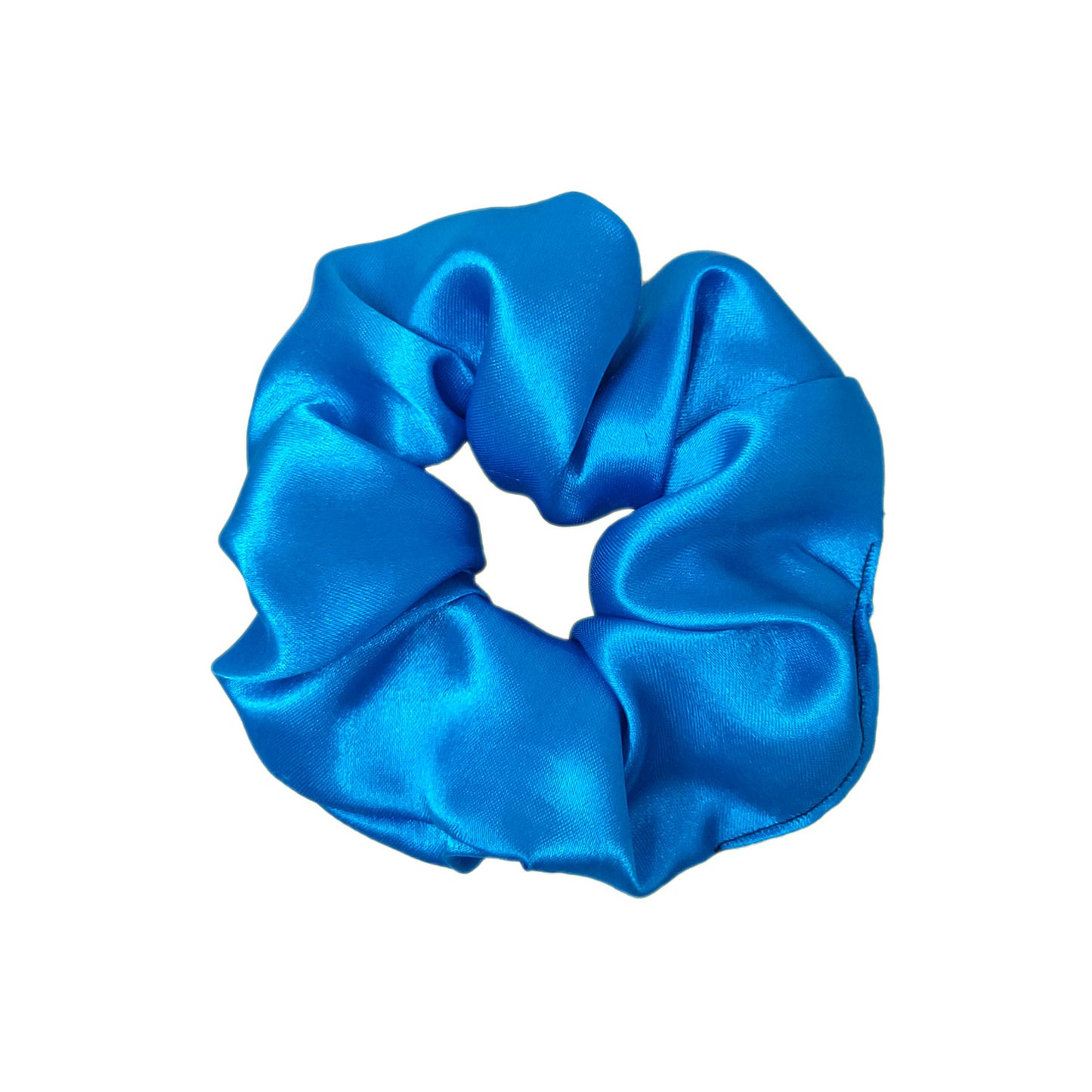 Small Neon Blue Scrunchie (23-12a Scrunchie)