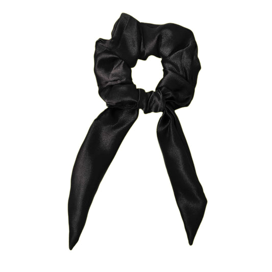 Black Berry Tail Scrunchie (24-03)