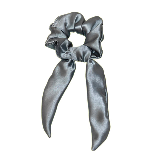 Slate Grey Tail Scrunchie (24-05)