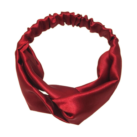 Scarlet Satin Headband (28-10)